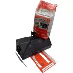Kit 5 erogatori topi+ 5 cartelli segnalatori derattizzazione + 1,5 Kg di esche Copyr per topi e ratti - immagine 4